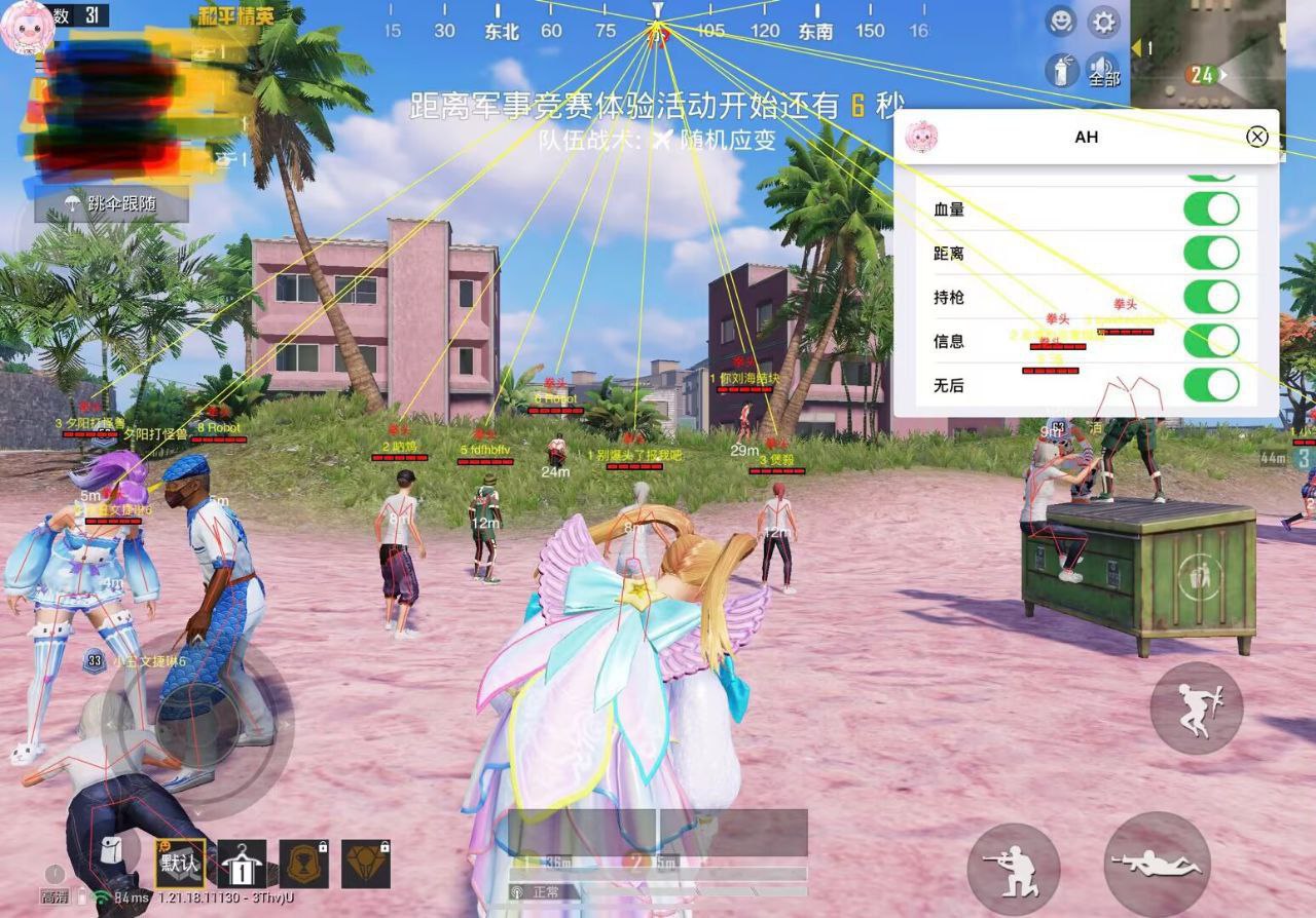 和平精英辅助【萝卜直装V1.0】人物透视 开镜开火自瞄 全枪无死角漏打 追踪扫车打鸟